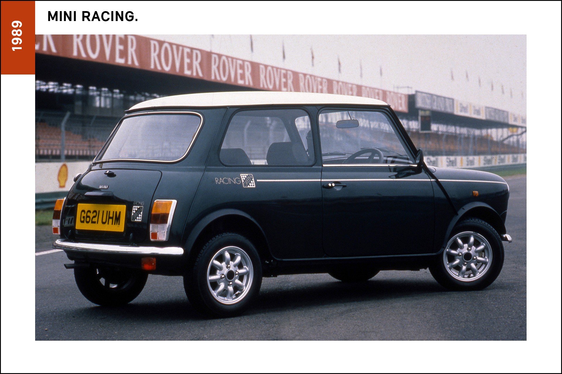 MINI Racing, de 1989, cor verde. 